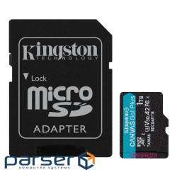 Карта пам"яті Kingston 1TB microSDXC сlass 10 UHS-I U3 V30 A2 Canvas Go Plus G4 (SDCG4/1TB)