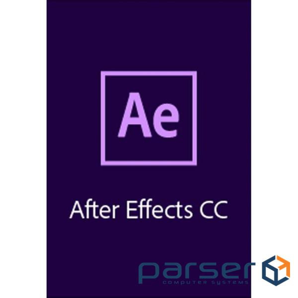 ПЗ для мультимедіа Adobe After Effects CC teams Multiple/Multi Lang Lic Subs New 1 (65297727BA01A12)