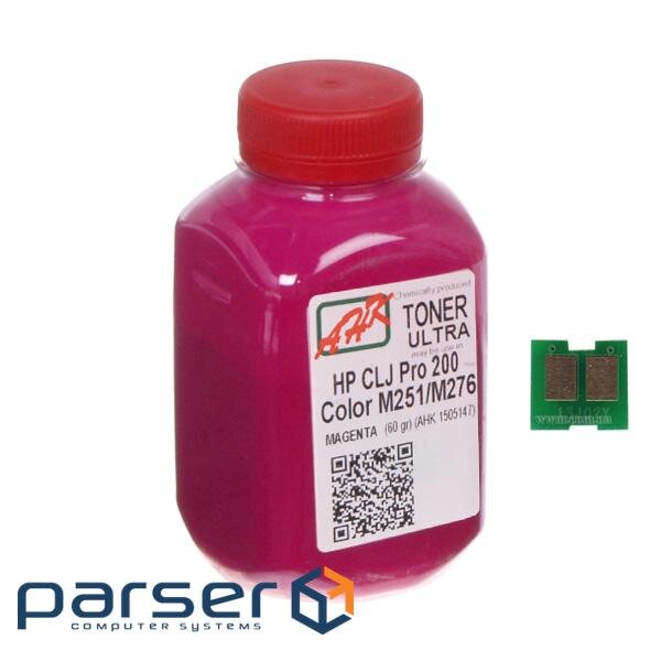 Тонер HP CLJ Pro 200/M251/M276n (131A) Magenta +chip AHK (1505159)