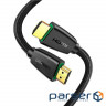 Кабель UGREEN HD118 High-End HDMI Cable Nylon Braid 3m (Чорний ) (UGR-40411)