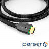 Кабель UGREEN HD118 High-End HDMI Cable Nylon Braid 3m (Чорний ) (UGR-40411)