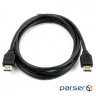 Кабель мультимедійний HDMI to HDMI 3.0m Patron (CAB-PN-HDMI-1.4-30)