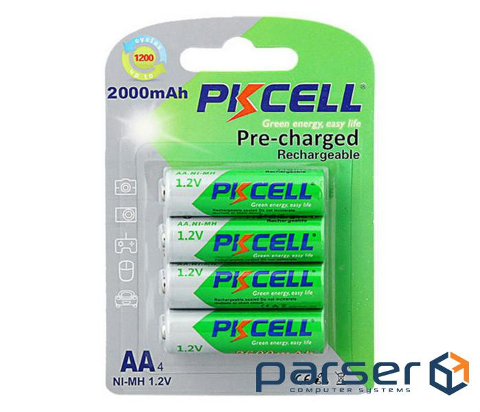 Battery PkCell AA R6 NiMH 2000mAh * 4 (PC/AA2000-4B)
