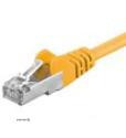 Патч-корд фольгований RJ45 FTP5e 3.0m, patch AWG26 D = 5.5mm Gold Protect, жовтий (75.05.0167-10)