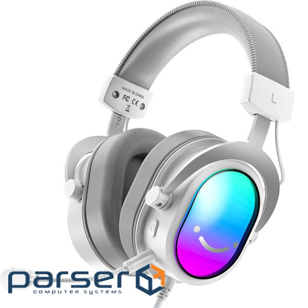 Навушники Fifine H16 7.1 RGB White (H16W)
