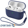 Чохол для навушників Armorstandart Silicone Case для Apple Airpods Pro 3 Dark Blue (ARM88292)