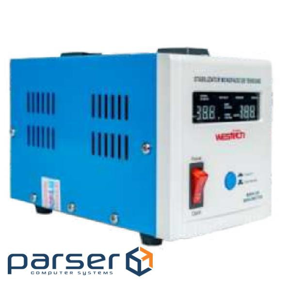 Стабілізатор напруги Westech MSER 2000 VA-V2 / 1600W однофазний, сервопривід, монтажу підлоги, LED д