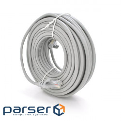 Cast patch cord VEGGIEG, CCA, UTP, RJ45, Cat.5e, 50m, white (PCV-V-E523)