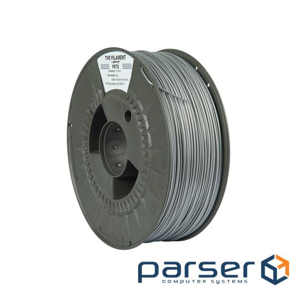 Пластик для 3D-принтера The Filament PETG 1.75mm SILVER ALUMINIUM 1kg (TF-24021)