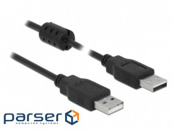 Кабель Delock пристроїв USB2.0 A M/M 0.5m, AWG24+28 2xShielded D=4.0mm (70.08.4888-1)