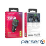 Зарядний пристрій BOROFONE 2xUSB QC3.0 36W car adapter black (6941991101205)