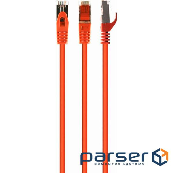Патч-корд CABLEXPERT SSTP Cat.6a 15м Orange (PP6A-LSZHCU-O-15M)