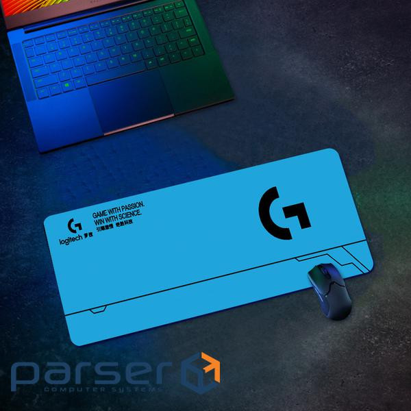 Коврик 300*600 тканинний LogiTech LT-04, товщина 2 мм, Пакет 