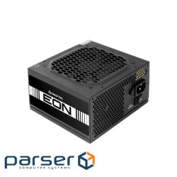 Power Supply Partizan AC220B-DC12В/ 1А (1333) GAMEMAX 450W (GM-450) Стандарт БП - ATX 12V v2.3, Мощность - 450Вт, Модуль PFC - активный, Подключение материнской платы - 20+4 pin, Подключение видеокарты - 1x6 pin, Количество разъемов SATA - 2, Количество разъемов Peripheral - 2, Тип охлаждения - вентилятор, Диаметр вентиляторов - 1x120 мм Chieftec 700W Eon (ZPU-700S)