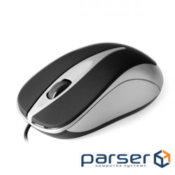 Mouse Media-Tech Plano, 3 buttons, 800dpi, silver (MT1091S)