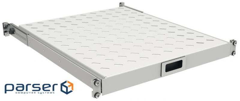 Полка ZPAS 19" 0.5U глиб. 550мм (кріплення 550-650мм), вантажопід. 70кг, сір (WZ-8264-80-04-550-011) (WZ-8264-80-04-550-011)