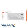 Клавіатура ножнична 2E KS270 105key, WL/BT, EN/UK, сріблясто-білий (2E-KS270WBWH UA) (2E-KS270WBWH UA)