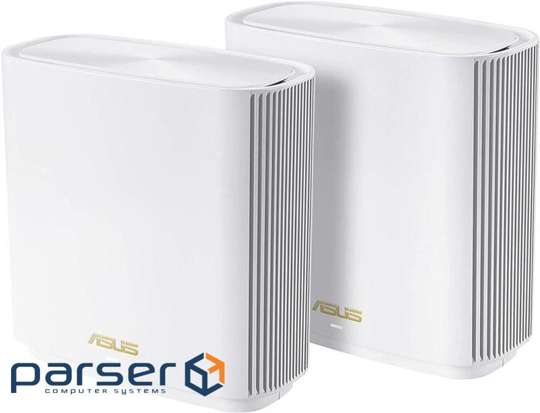 Маршрутизатор ASUS ZenWiFi XT9 2PK AX7800 3xGE LAN 1x2.5GE WAN 1xUSB 3.2 MU- (90IG0740-MO3B40 white)