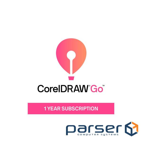 ПЗ для мультимедіа Corel CorelDRAW Go 365-Day Subscription EN/FR/DE/IT/ES/BP/NL Windo (ESDCDGOSUB1Y)