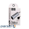 Концентратор HOCO USB 2.0 to 4xUSB Line machine HB1 Tarnish (6957531038139)