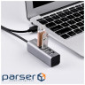 Концентратор HOCO USB 2.0 to 4xUSB Line machine HB1 Tarnish (6957531038139)