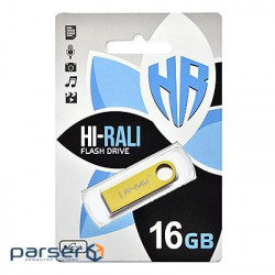 Flash drive Hi-Rali 16 GB USB Flash Drive (HI-16GBSHGD)