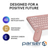 Комплект бездротової LOGITECH Pebble 2 Combo Tonal Rose (920-012241)