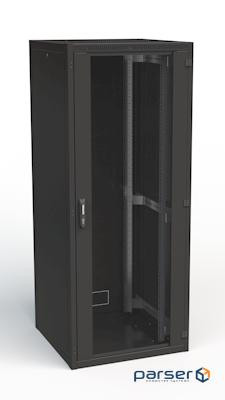 Шафа iSEVEN 19", 42U 600x600, RAL9005 CONTEG RI7-42-60/60-H