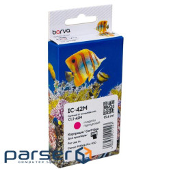 Картридж Barva Canon CLI-42M (6386B001) 900sh, magenta (IC-42M)