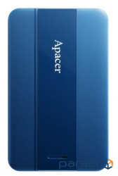 Portable hard drive APACER AC237 1TB USB3.2 Vibrant Blue (AP1TBAC237U-1)