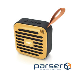 Колонка T5-S Bluetooth 4.1 до 10m, 1х 3W, 4&Omega,, 600mAh, &ge,90dB (YT-BTS-T5-S-03089 Gold)