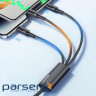 Дата кабель USB 2.0 AM to Lightning + Micro 5P + USB-C 1.2m 100W Essager (EXCMTL-JJ01-P)