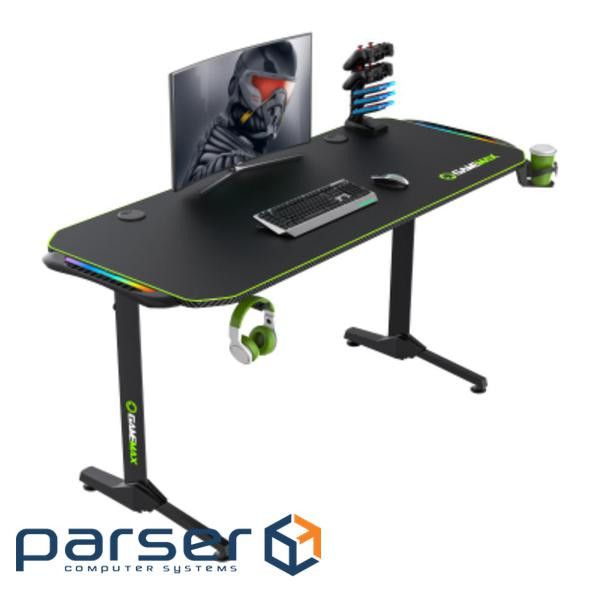 Комп'ютерний стіл GAMEMAX D140 Carbon RGB (D140 Carbon-RGB)