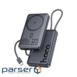 Батарея універсальна HOCO 10000 mAh Origen Dual PD/20W Magnetic with cable Type-C Met (Q44 / 714983)