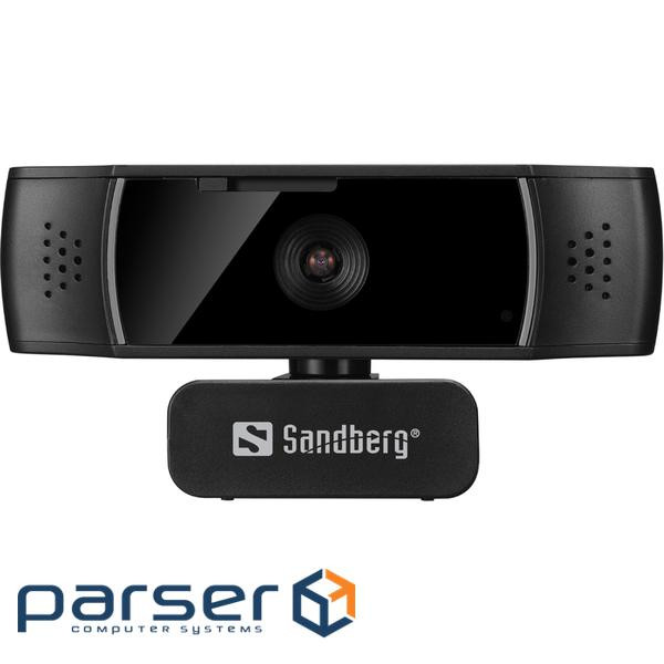 Веб-камера Sandberg Autofocus DualMic Full HD Stereo microphone (134-38)