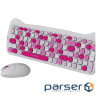 CANYON HSET-W6 EN Keyboard+Mouse Kitty Edition AAA+АА Wireless Pink (CNS-HSETW6PK)