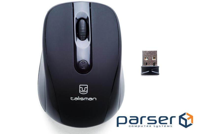 Маніпулятор "mouse" Talisman SI-903 wl (бездротова, чорна, USB, 1600dpi, універсальна комп/ноут )