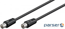Goobay Antenna Extension Cable RF: Coaxial M/F 5.0m,75 Ohm D=5.0mm 2xShielded 70dB (75.03.3980-1)