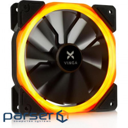 Cooler for the case Vinga LED fan-01 orange
