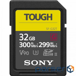 Memory card Sony 32GB SDHC class 10 UHS-II U3 V90 Tough (SF32TG)