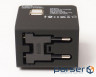 Адаптер PowerPlant універсальний c USB (2xUSB 2.1A) 220V 6A Black (DV00DV5067)