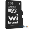 Карта пам'яті WIBRAND microSDHC 8GB Class 4 (WICDC4/8GB)