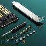 Контролер Ugreen PCI-E 3.0 for SSD M.2 NVMe + M.2 NGFF CM302 (70504)