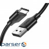 Дата кабель USB 2.0 AM to Type-C 2.0m US287 Black Ugreen (60118)