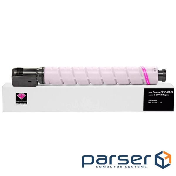 Тонер-картридж Printalist Canon iR-C3025i/C3125i C-EXV54 Magenta (Canon-EXV54M-PL)