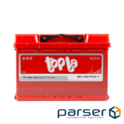 Car battery Topla 75 Ah/12V Energy Euro 750A (108 075)