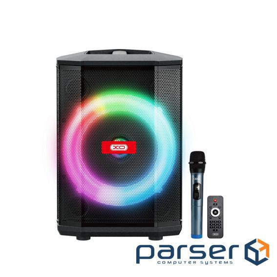 Колонка-караоке XO F53 Star Shepherd EU 8-дюймова колонка RGB Bluetooth Speaker 40W, BT5.0, (XO-F53)