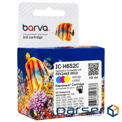 Cartridge Barva HP 652 color/F6V24AE, 10 ml (IC-H652C)