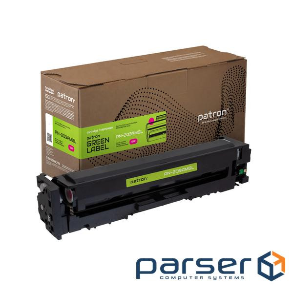 Картридж Patron HP 203A (CF543A) magenta Green Label (PN-203AMGL)