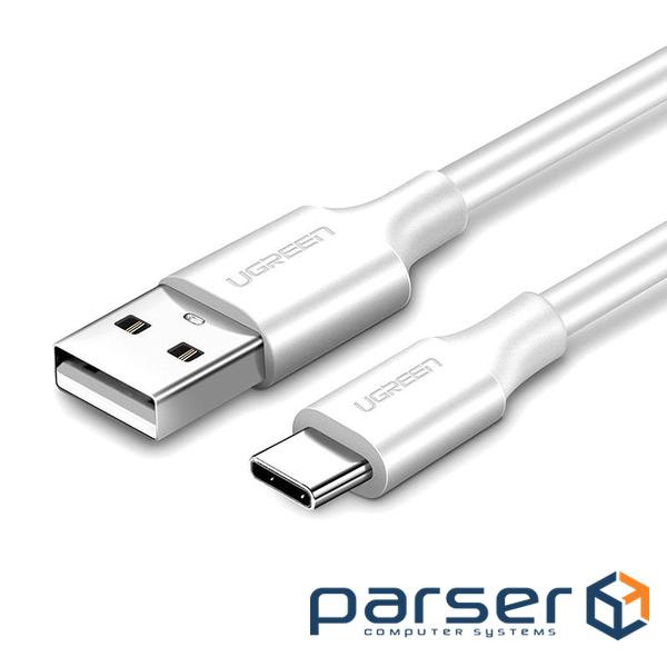 Дата кабель USB 2.0 AM to Type-C 1.5m US287 (White) Ugreen (60122)